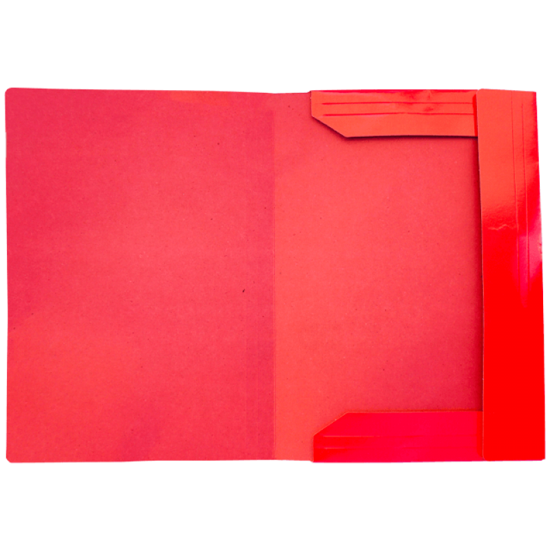 Mapa carton lucios, rosu, cu elastic 31.7 x 23.7 cm